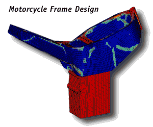 Motorkerékpár váz topológiai