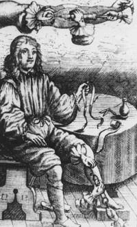 Johannes Elsholtz (1623-1688) Frigyes Vilmos brandenburgi választófejedelem orvosa. Emberi tetemeken kísérletezett, illetve kutyákon vizsgálta különböző iv.