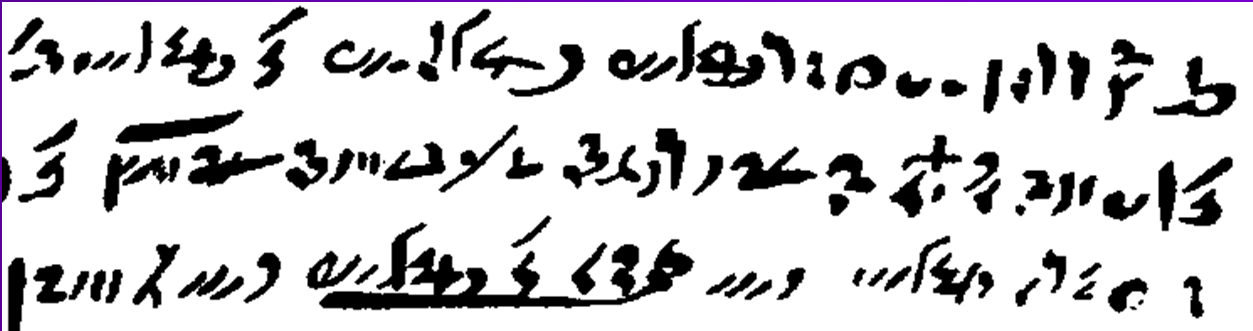 A későbbi egyiptomi írások hieratikus ( papi ): kézírás jellegű kevésbé formális, nem hivatalos célokra