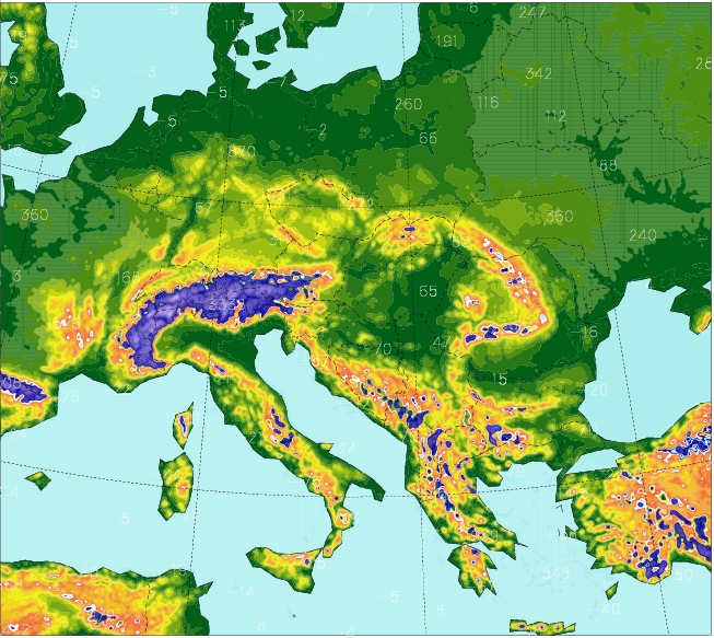 OMSZ LAMEPS Az Országos Meteorológiai Szolgálat korlátos tartományú ensemble rendszere (Horányi et al., 2011).