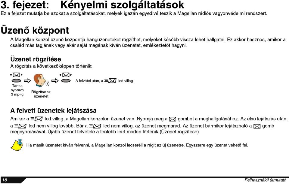 Ez akkor hasznos, amikor a család más tagjának vagy akár saját magának kíván üzenetet, emlékeztetőt hagyni.