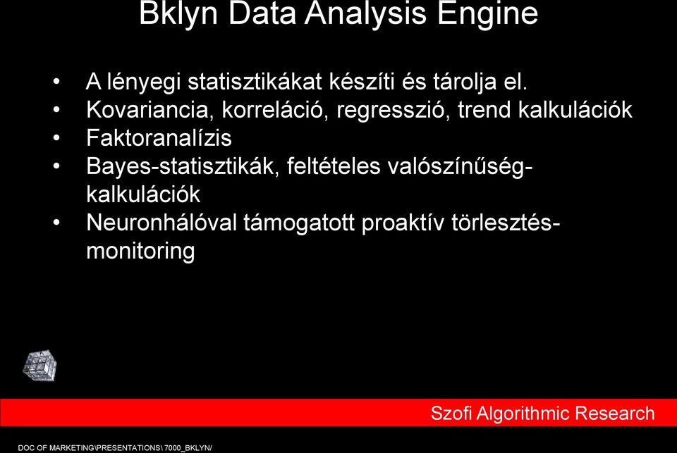 Kovariancia, korreláció, regresszió, trend kalkulációk