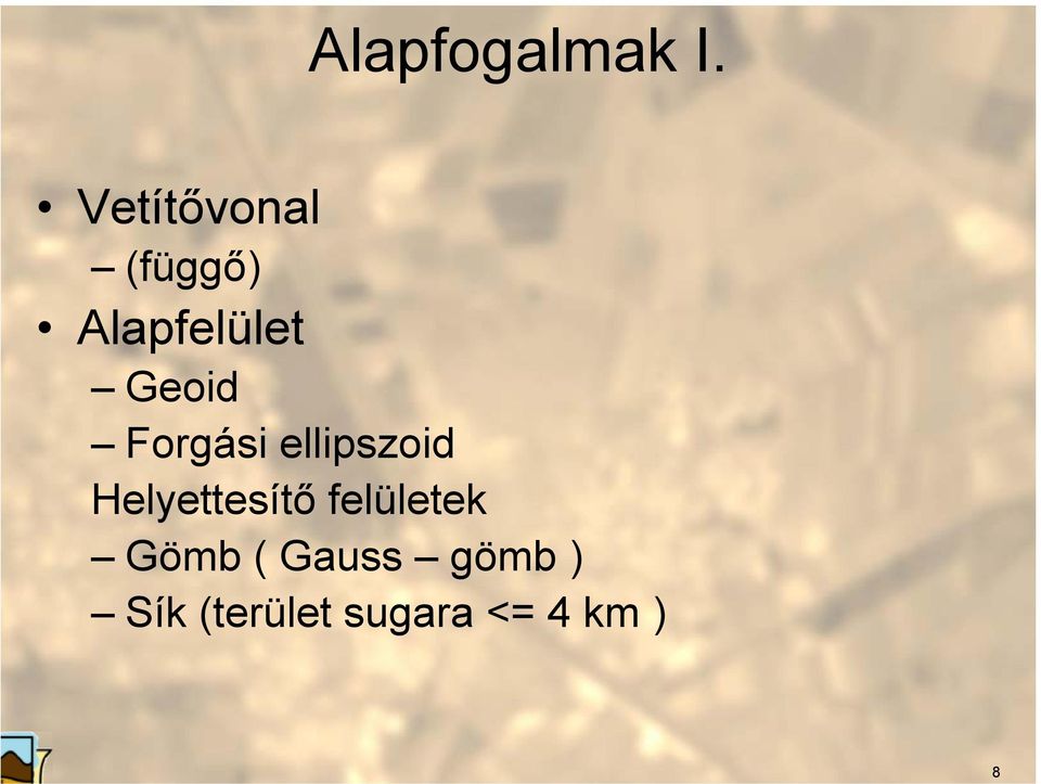 Geoid Forgási ellipszoid