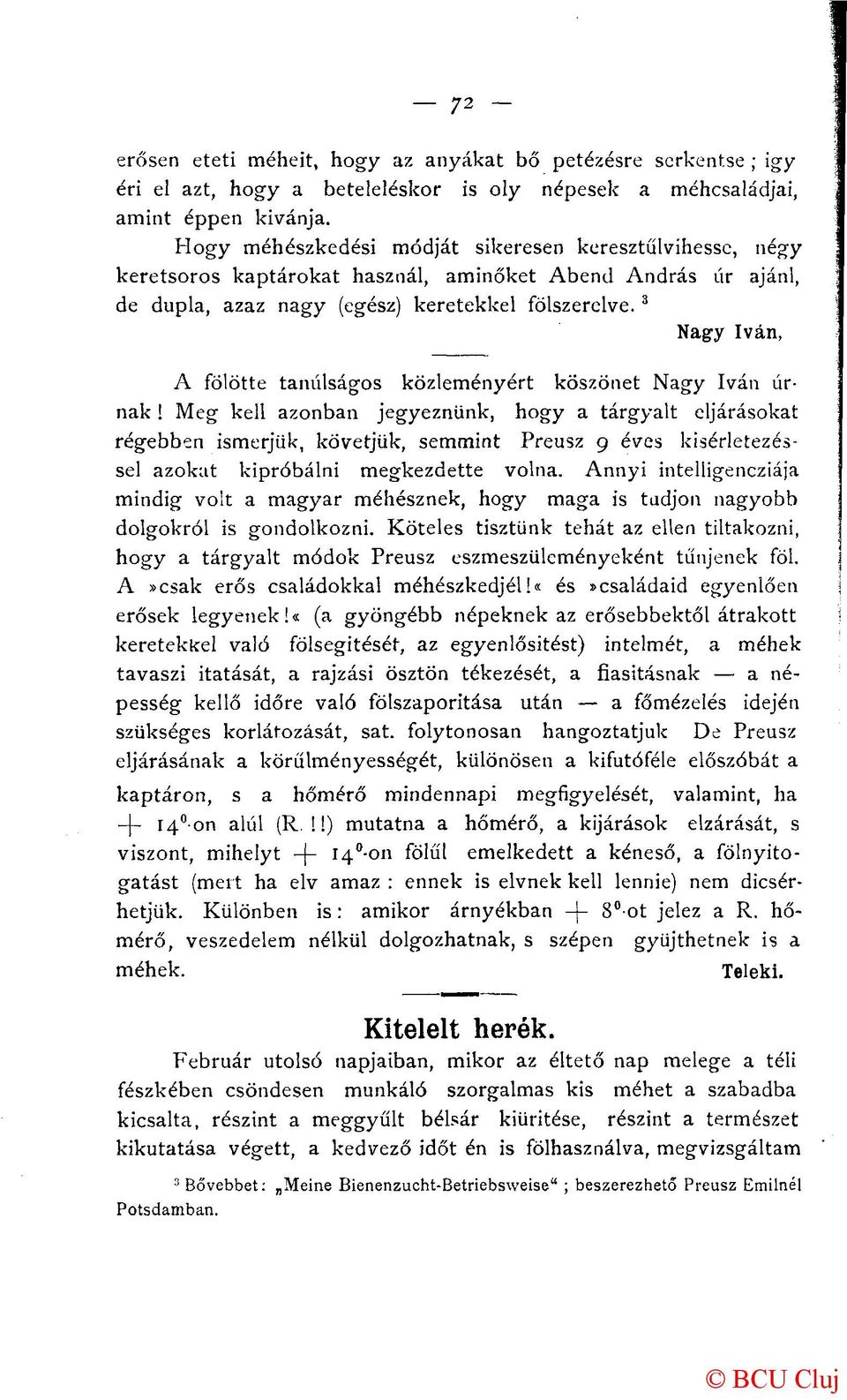 3 Nagy Iván, A fölötte tanulságos közleményért köszönet Nagy Iván úrnak!