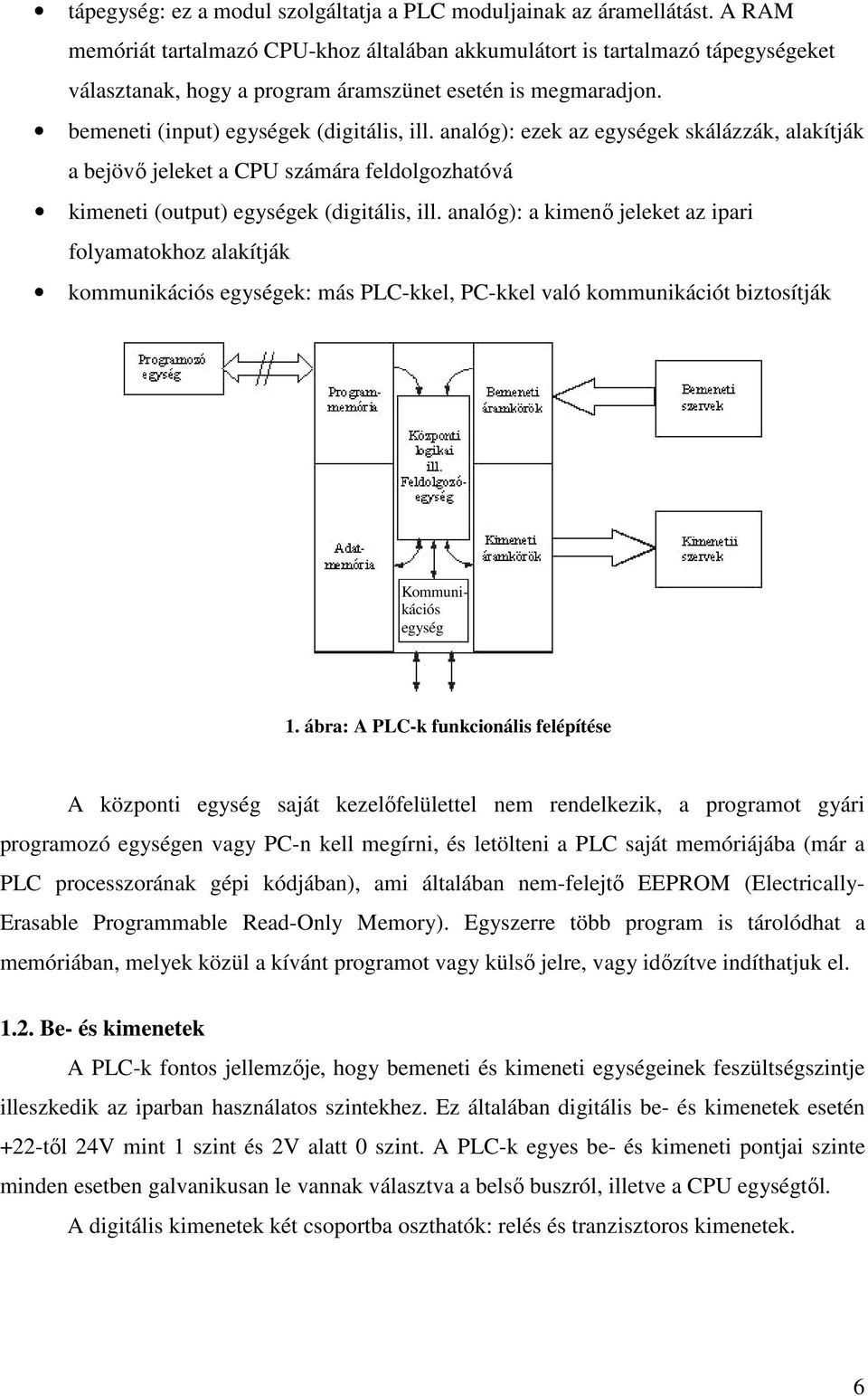 analóg): eze az egysége sálázzá, alaítjá a bejövı jeleet a CPU számára feldolgozhatóvá menet (output) egysége (dgtáls, ll.