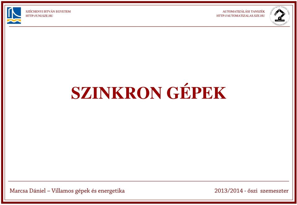 SZE.HU SZINKRON GÉPEK