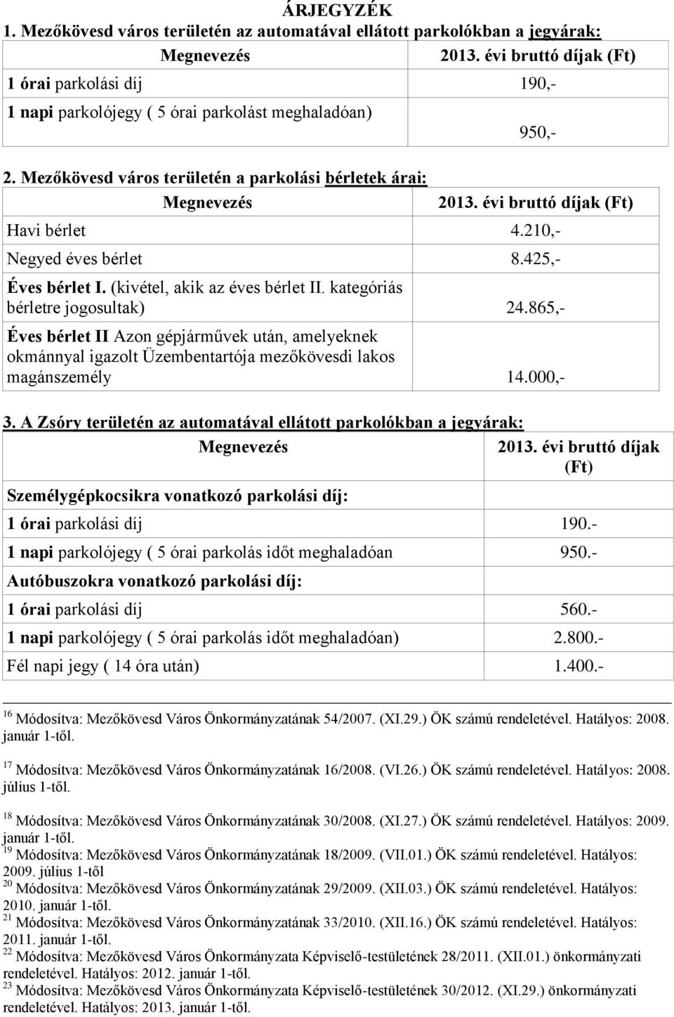 évi bruttó díjak (Ft) Havi bérlet 4.210,- Negyed éves bérlet 8.425,- Éves bérlet I. (kivétel, akik az éves bérlet II. kategóriás bérletre jogosultak) 24.