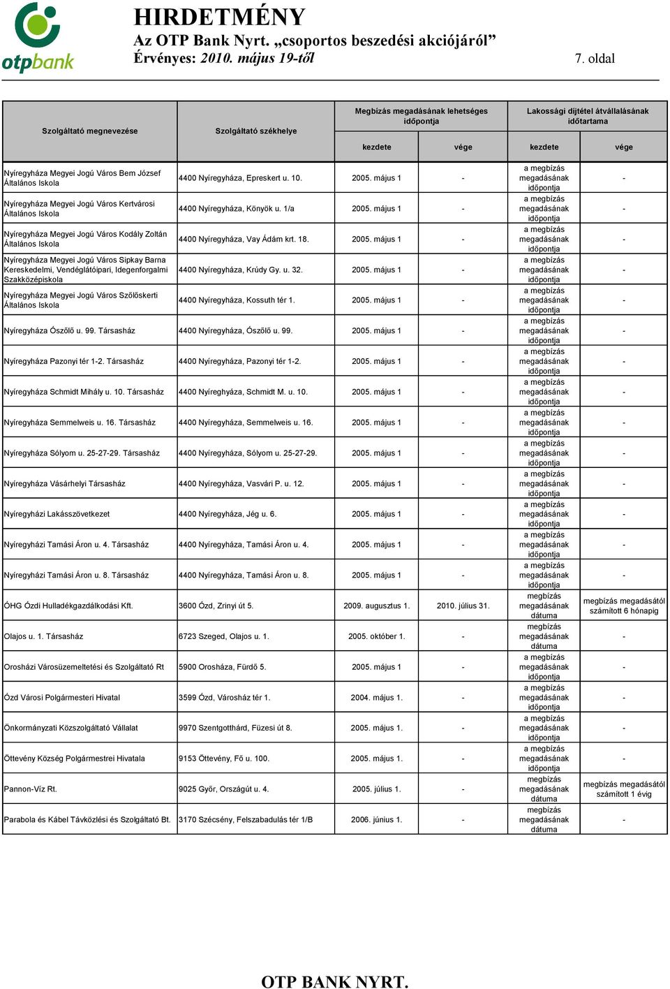 Iskola Nyíregyháza Megyei Jogú Város Sipkay Barna Kereskedelmi, Vendéglátóipari, Idegenforgalmi Szakközépiskola Nyíregyháza Megyei Jogú Város Szőlőskerti Általános Iskola 4400 Nyíregyháza, Epreskert