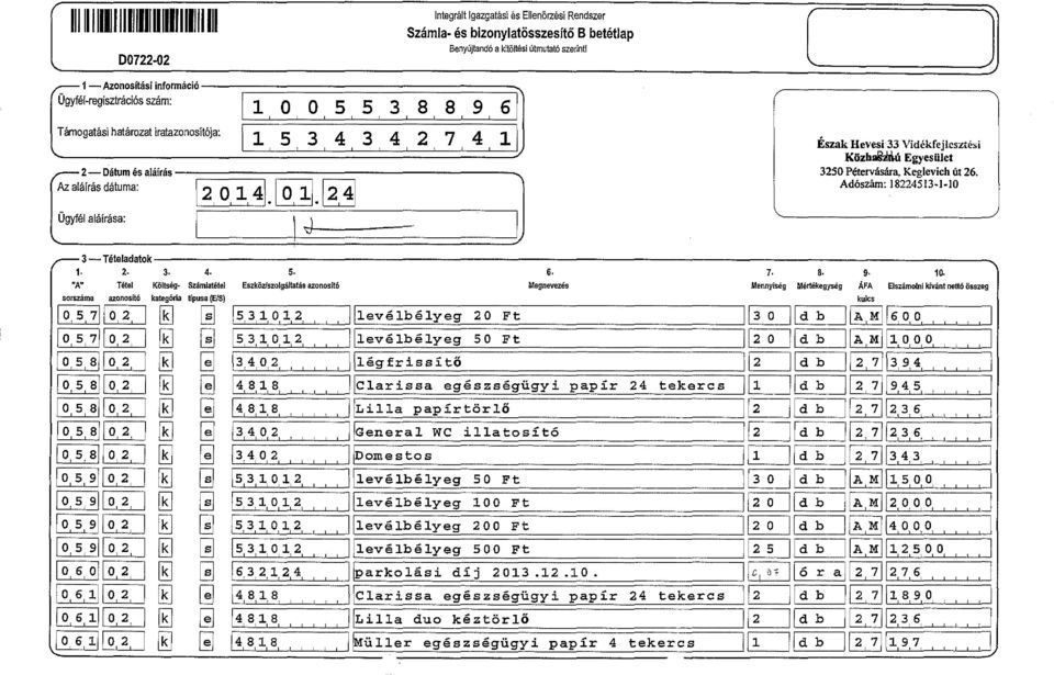 aáírás--;::::==:::::;--;:::=::;-;:=:::;-----------.., Az aáírás dátuma: 12 O,, 41.1 O 11.12. 41 Ügyfé aáírása: j ~3- Téteadatok 1. 2-3. 4- s. 6.