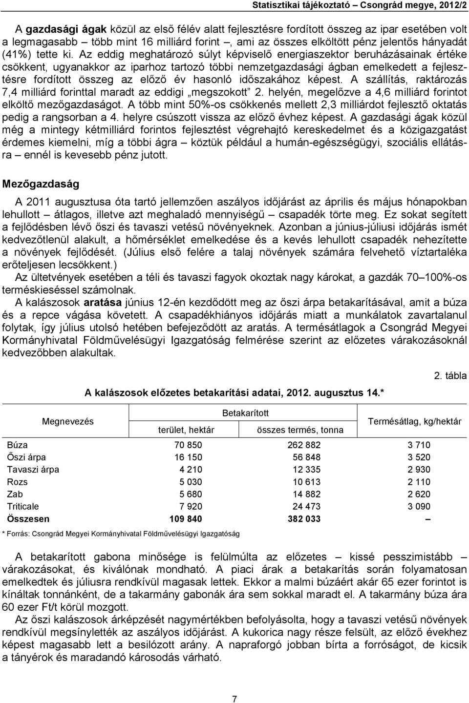 Az eddig meghatározó súlyt képviselő energiaszektor beruházásainak értéke csökkent, ugyanakkor az iparhoz tartozó többi nemzetgazdasági ágban emelkedett a fejlesztésre fordított összeg az előző év