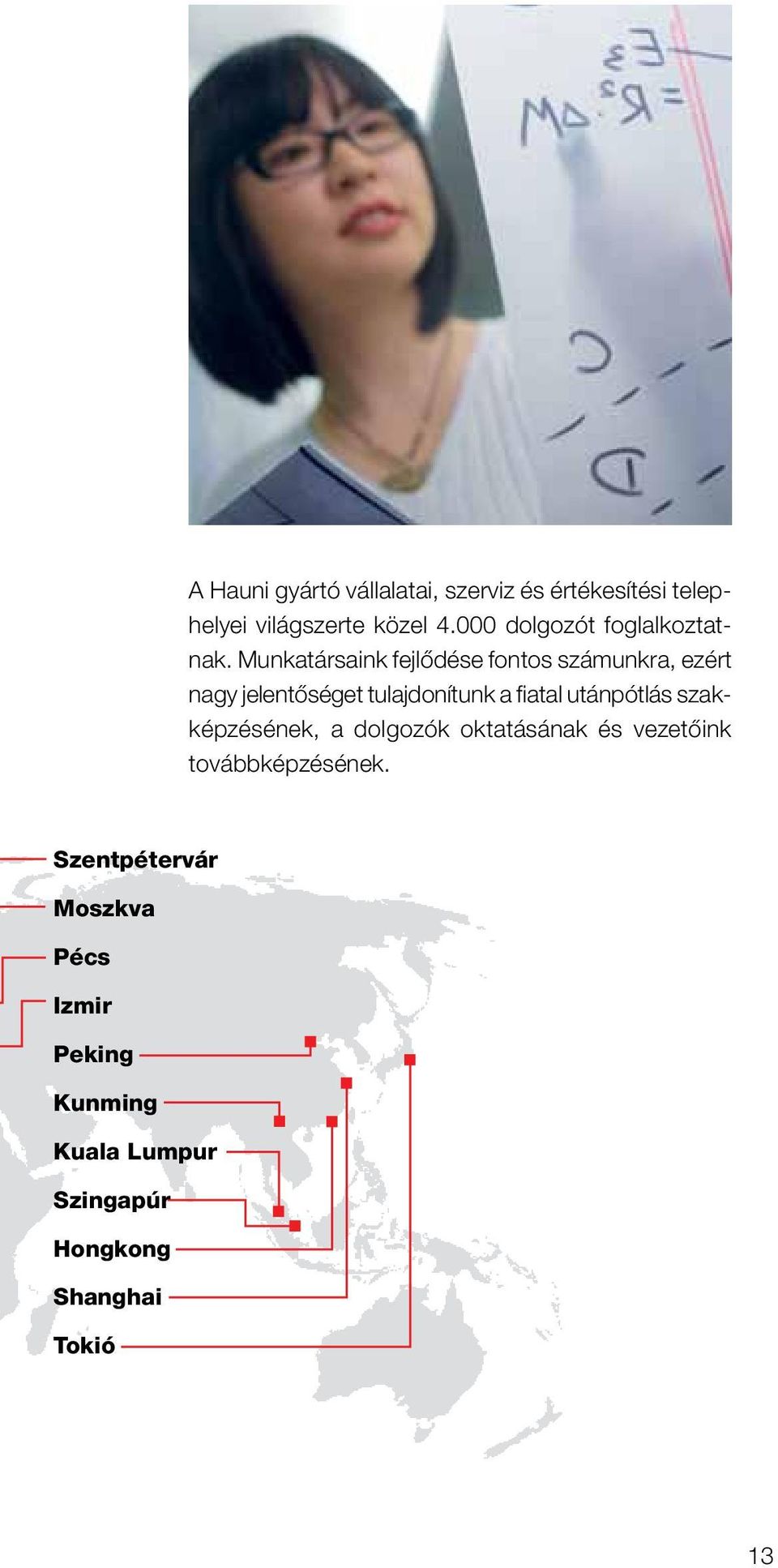 Munkatársaink fejlődése fontos számunkra, ezért nagy jelentőséget tulajdonítunk a fiatal