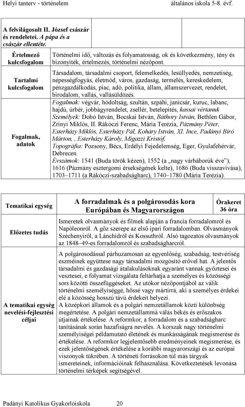 Társadalom, társadalmi csoport, felemelkedés, lesüllyedés, nemzetiség, népességfogyás, életmód, város, gazdaság, termelés, kereskedelem, pénzgazdálkodás, piac, adó, politika, állam, államszervezet,