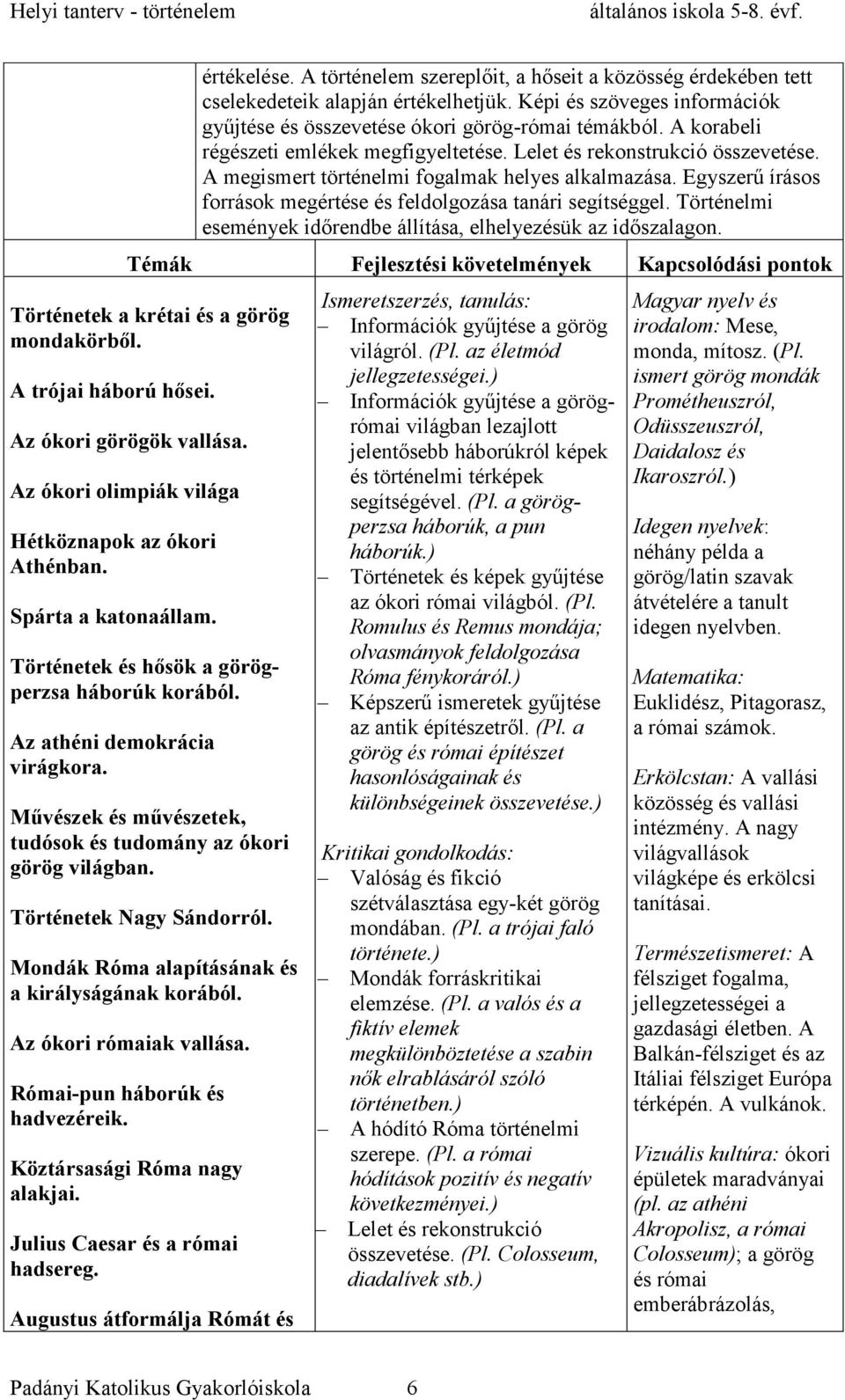 Egyszerű írásos források megértése és feldolgozása tanári segítséggel. Történelmi események időrendbe állítása, elhelyezésük az időszalagon.