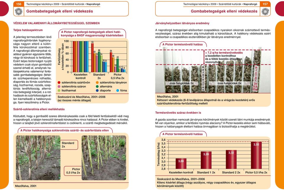 Ezért teljes biztonságot nyújtó védelem csak olyan gombaölô szerrel érhetô el, amelynek hatásspektruma valamennyi fonto - sabb gombabetegségre (fehérés szürkepenészes rothadás, diaportés és fómás