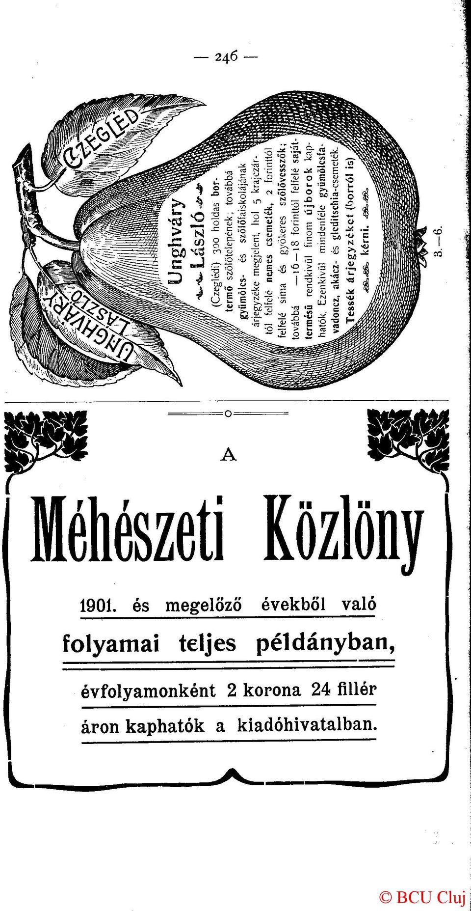 teljes példányban, évfolyamonként 2