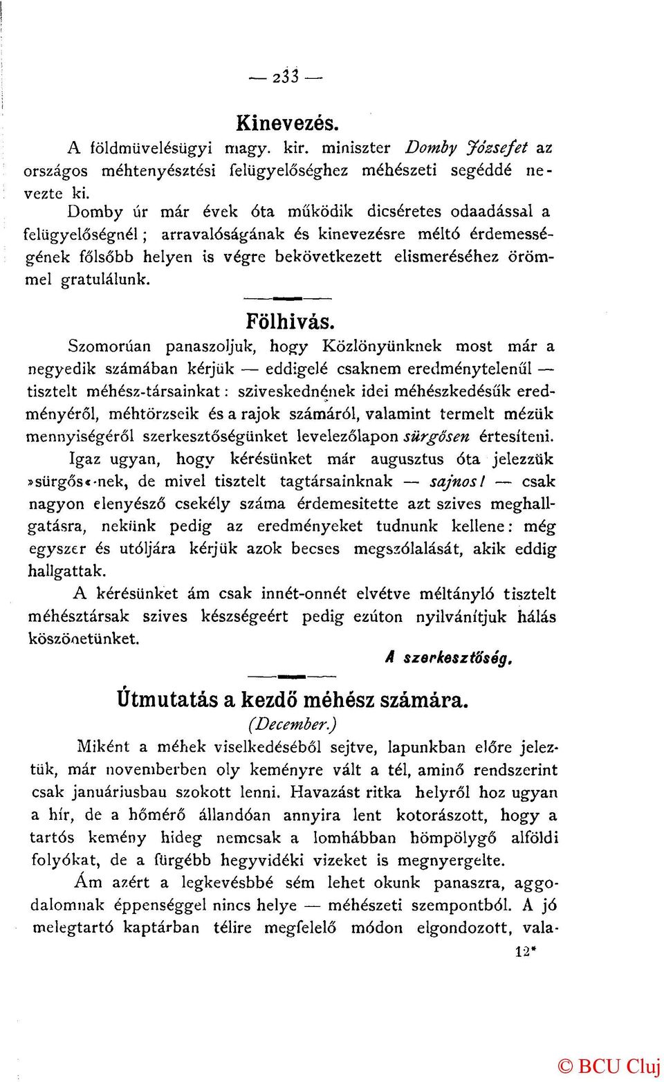 Fölhivás.