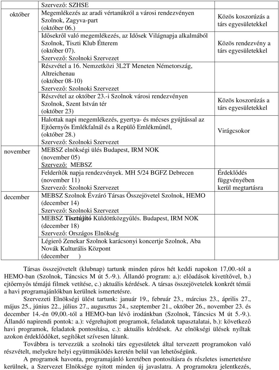 Nemzetközi 3L2T Meneten Németország, Altreichenau (október 08-10) Részvétel az október 23.