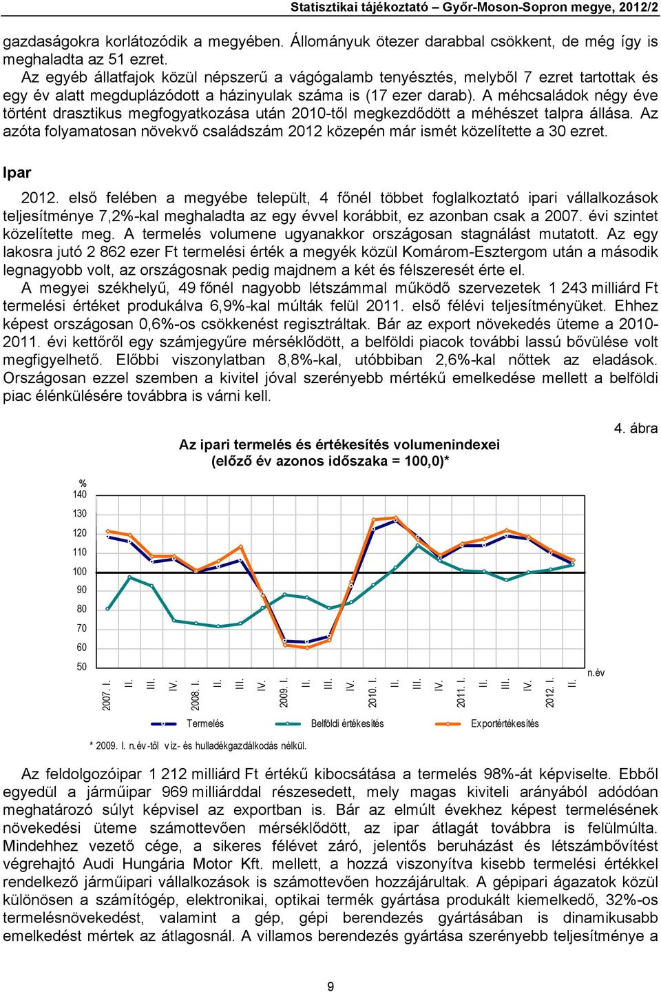 A méhcsaládok négy éve történt drasztikus megfogyatkozása után 2010-től megkezdődött a méhészet talpra állása. Az azóta folyamatosan növekvő családszám 2012 közepén már ismét közelítette a 30 ezret.