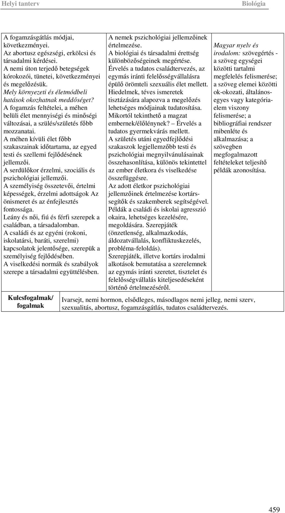 A méhen kívüli élet főbb szakaszainak időtartama, az egyed testi és szellemi fejlődésének jellemzői. A serdülőkor érzelmi, szociális és pszichológiai jellemzői.