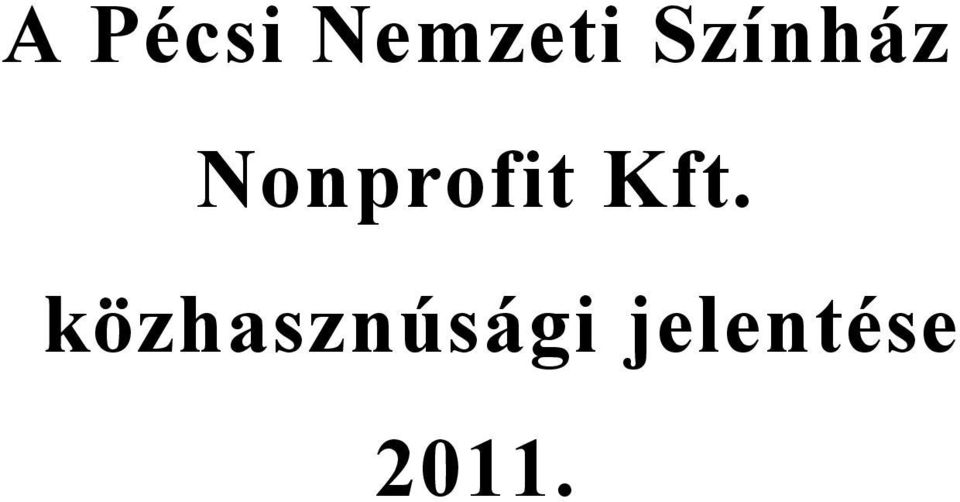 Nonprofit Kft.