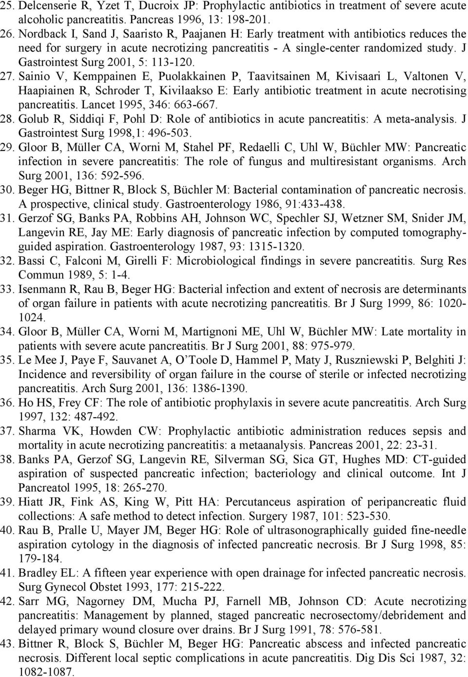 J Gastrointest Surg 2001, 5: 113-120. 27.