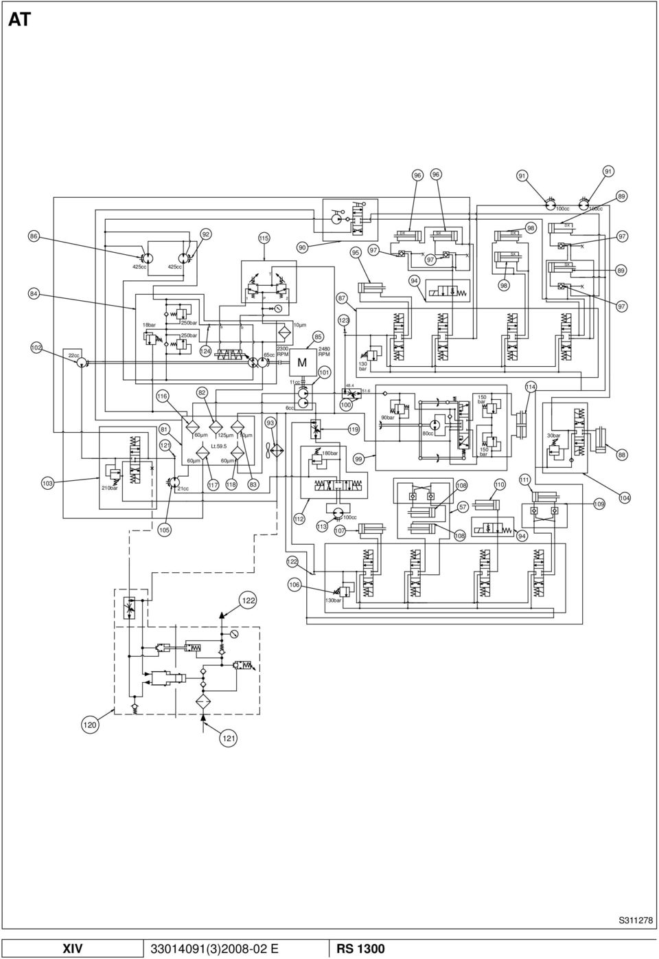 6 150 bar 114 81 60µm 125µm 10µm 93 119 90bar 80cc 30bar 121 Lt.59.