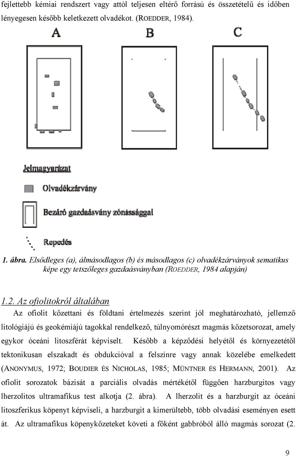 Az ofiolitokról általában Az ofiolit kőzettani és földtani értelmezés szerint jól meghatározható, jellemző litológiájú és geokémiájú tagokkal rendelkező, túlnyomórészt magmás kőzetsorozat, amely