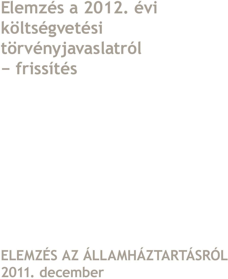 törvényjavaslatról