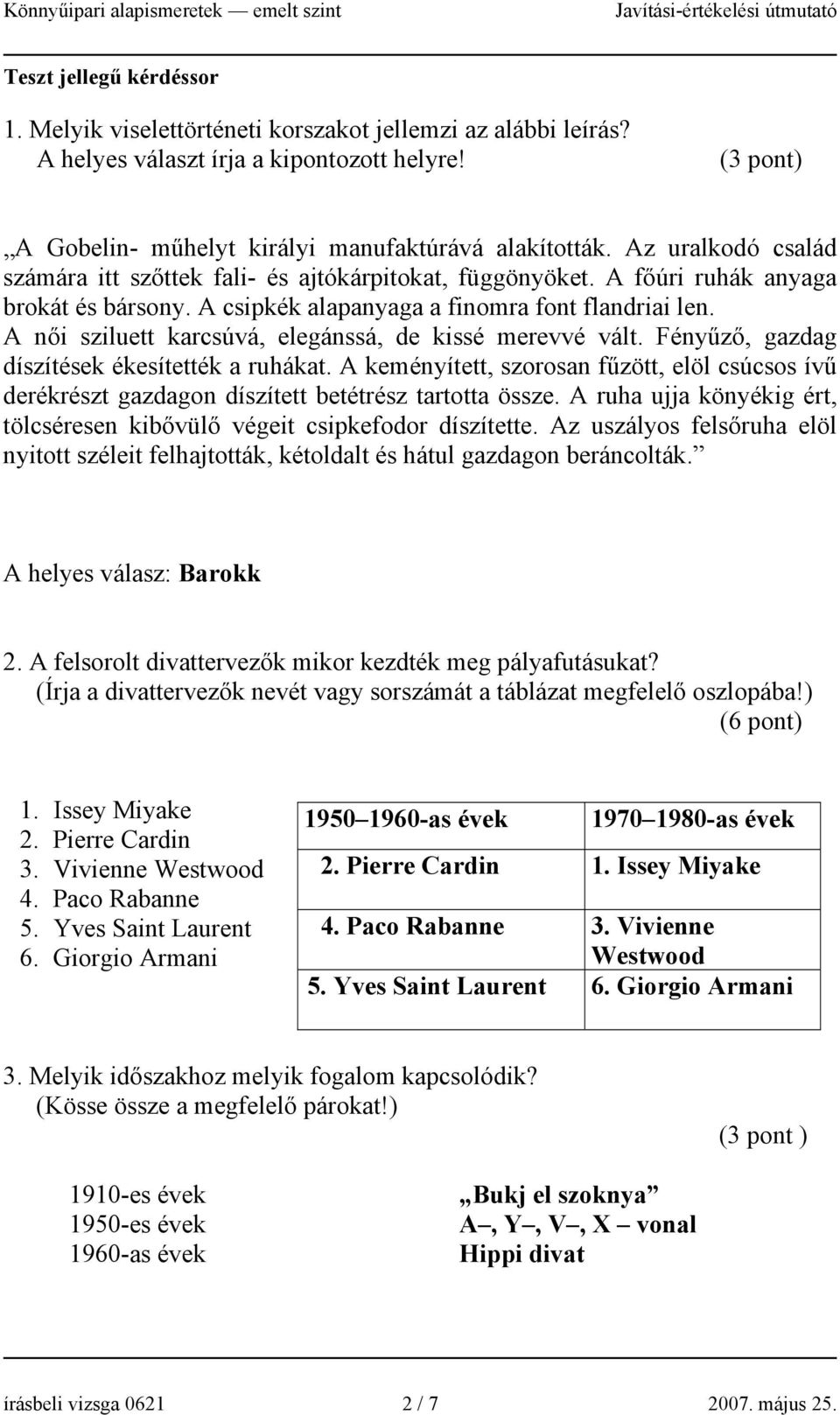 A női sziluett karcsúvá, elegánssá, de kissé merevvé vált. Fényűző, gazdag díszítések ékesítették a ruhákat.