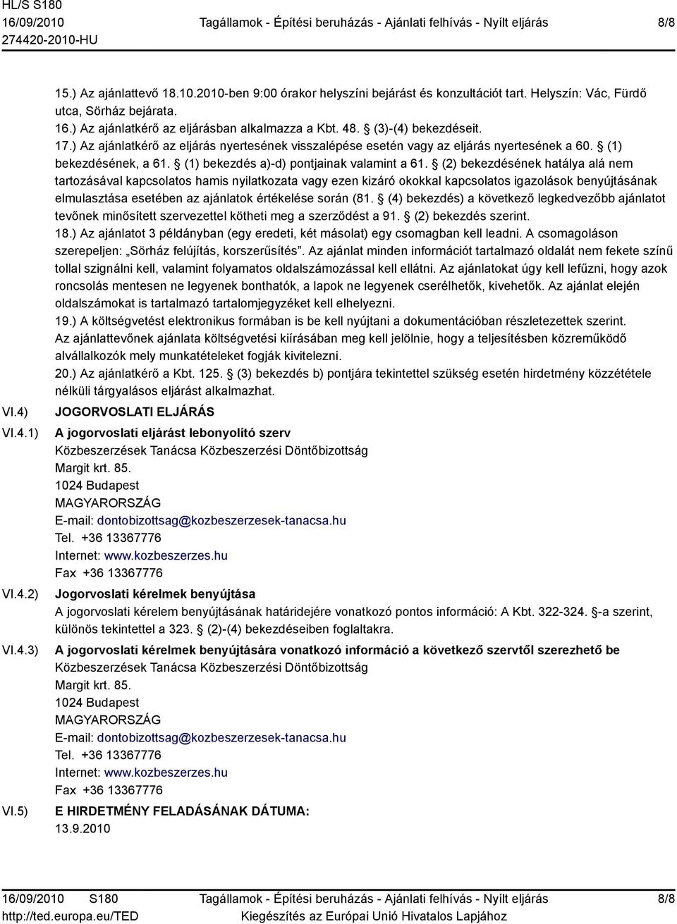 (1) bekezdés a)-d) pontjainak valamint a 61.