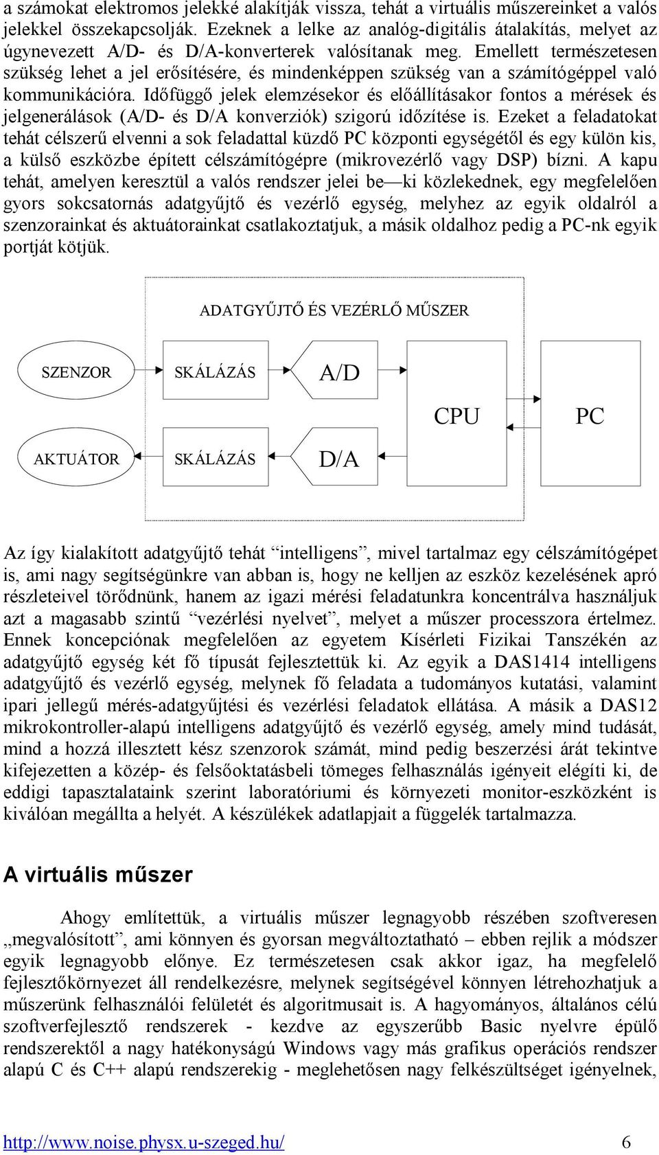 Emellett természetesen szükség lehet a jel erősítésére, és mindenképpen szükség van a számítógéppel való kommunikációra.