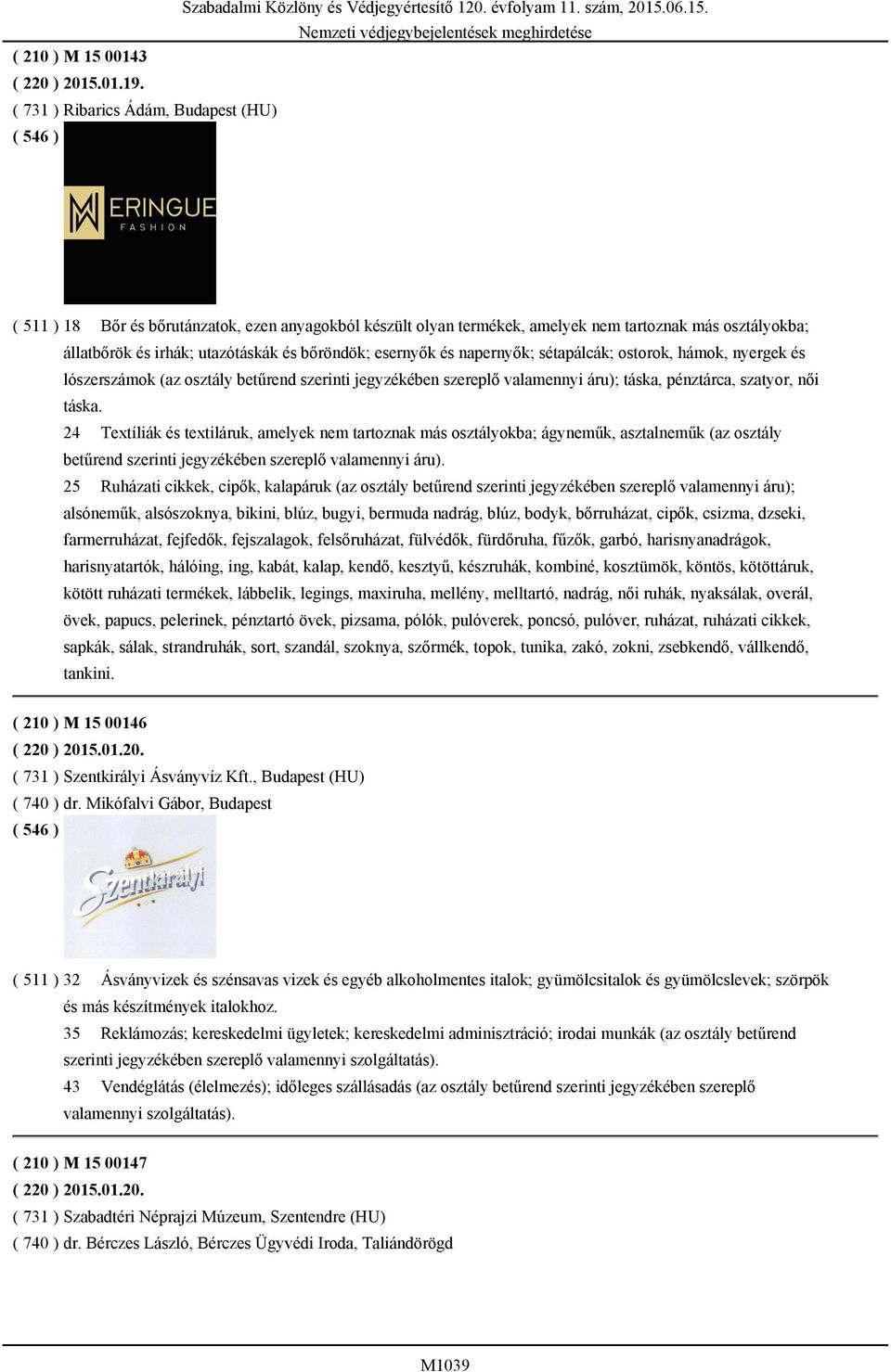 esernyők és napernyők; sétapálcák; ostorok, hámok, nyergek és lószerszámok (az osztály betűrend szerinti jegyzékében szereplő valamennyi áru); táska, pénztárca, szatyor, női táska.