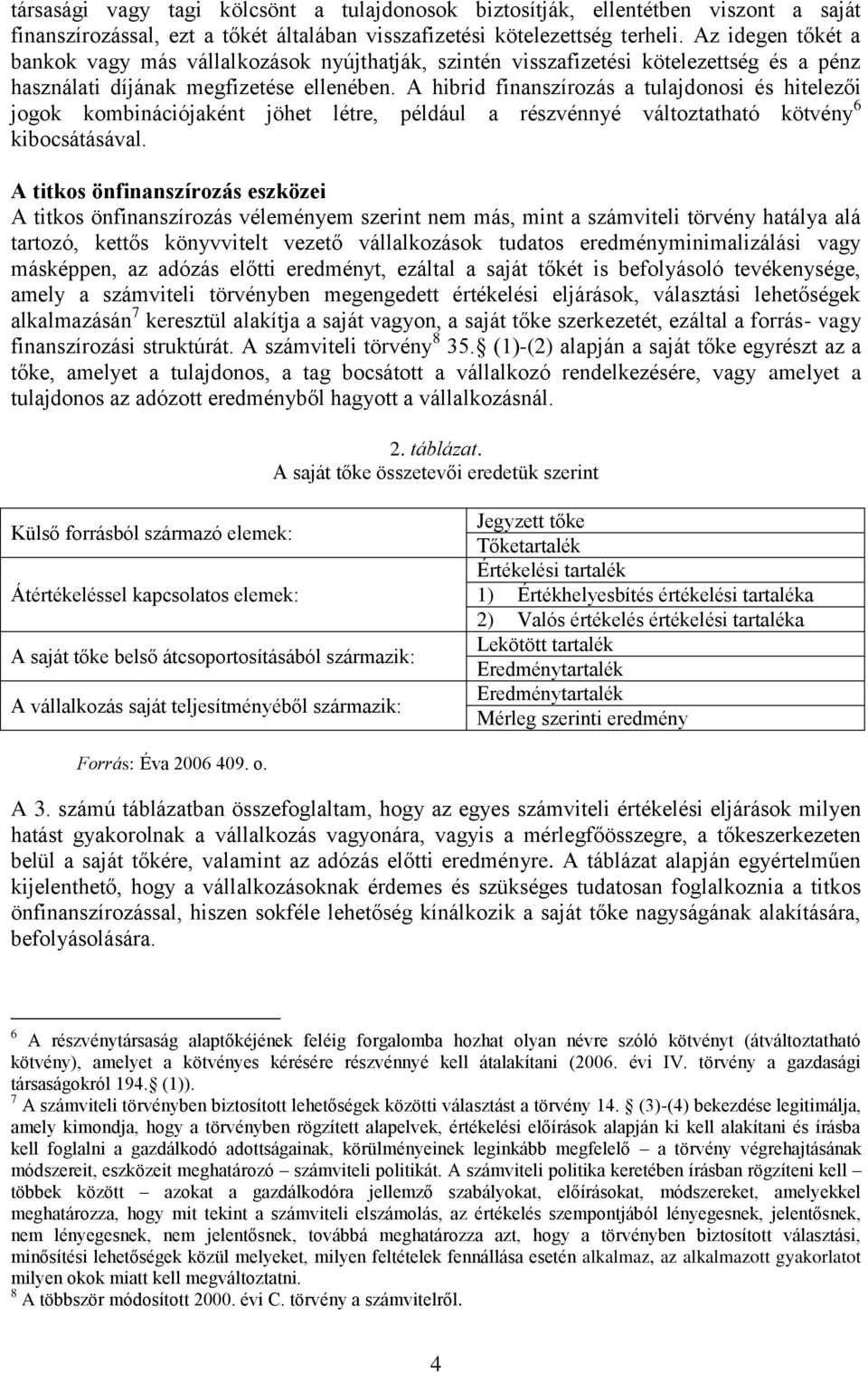 A hibrid finanszírozás a tulajdonosi és hitelezői jogok kombinációjaként jöhet létre, például a részvénnyé változtatható kötvény 6 kibocsátásával.