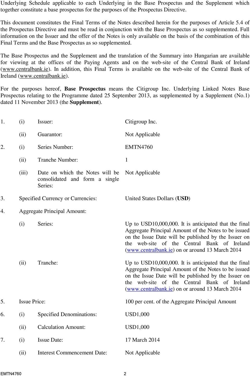 4 of the Prospectus Directive and must be read in conjunction with the Base Prospectus as so supplemented.