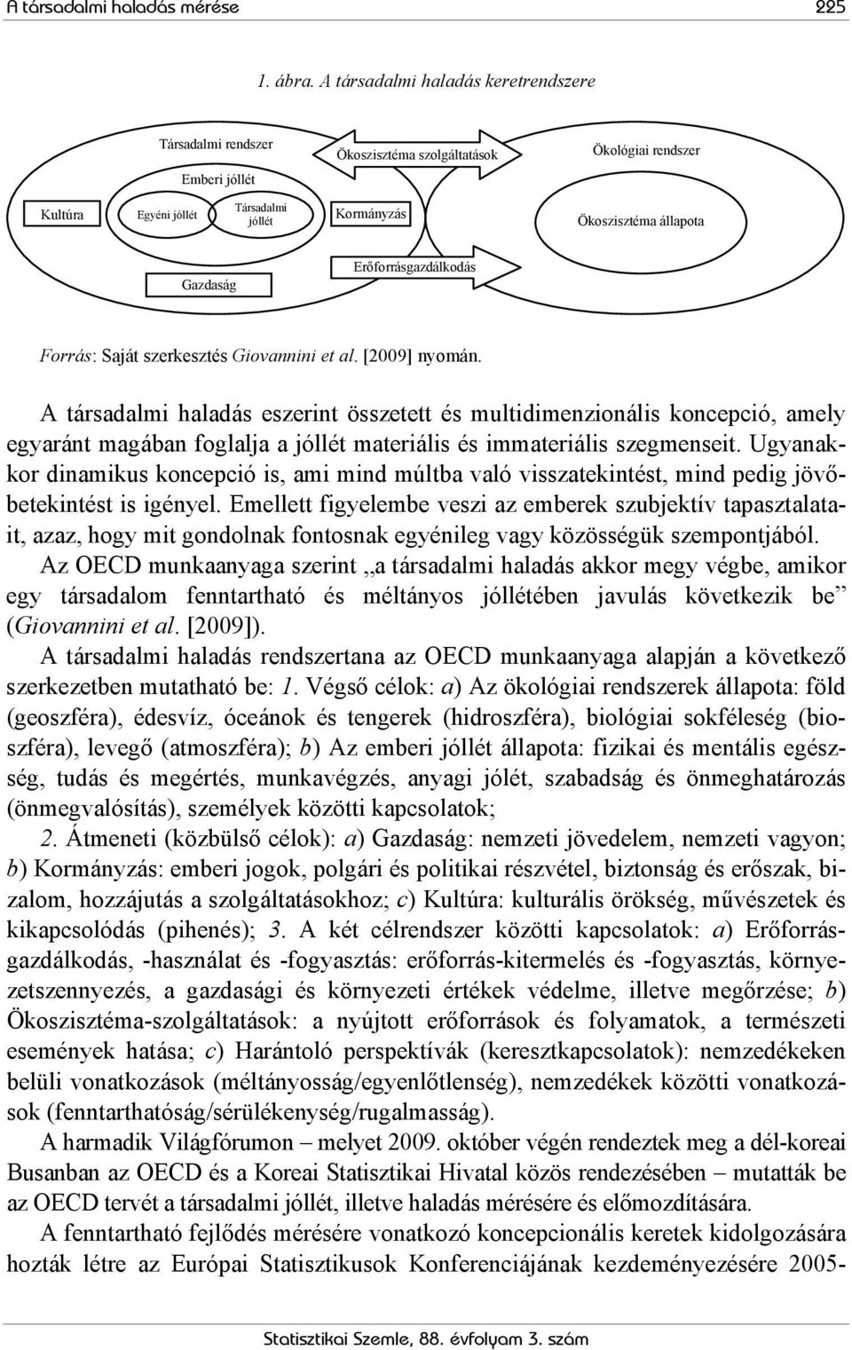 Erőforrásgazdálkodás Forrás: Saját szerkesztés Giovannini et al. [2009] nyomán.