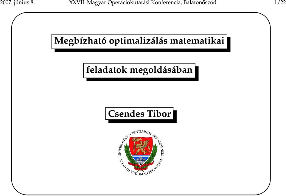 Balatonőszöd 1/22 Megbízható