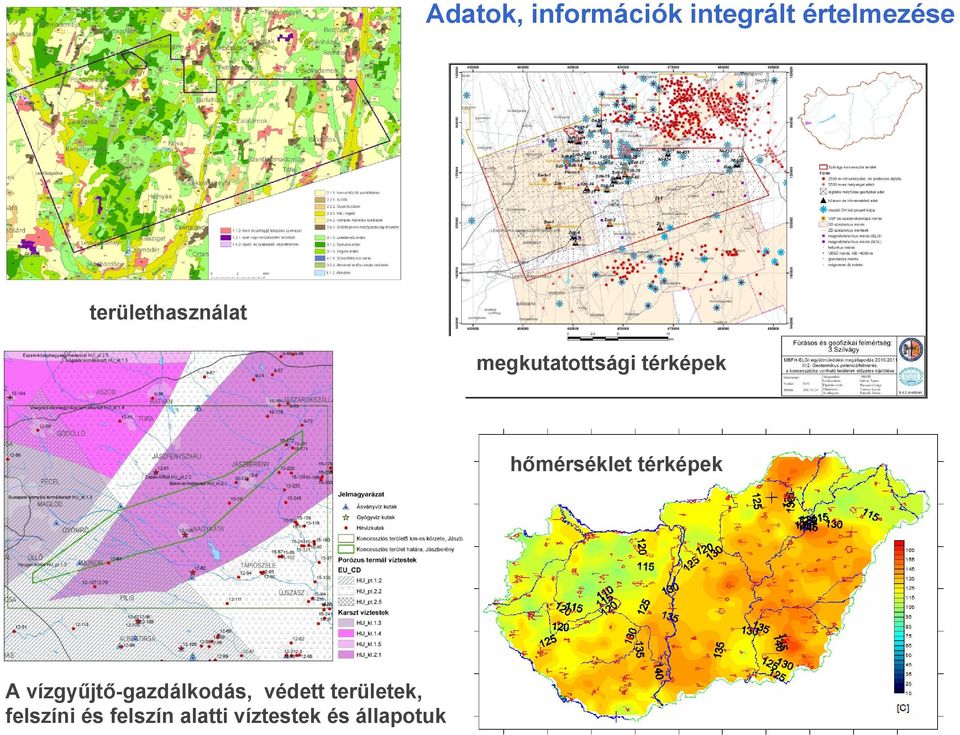 hőmérséklet térképek A vízgyűjtő-gazdálkodás,