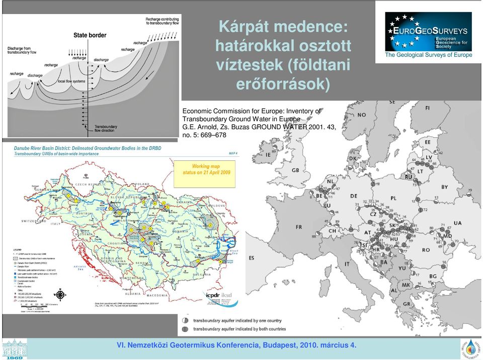 Europe: Inventory of Transboundary Ground Water in