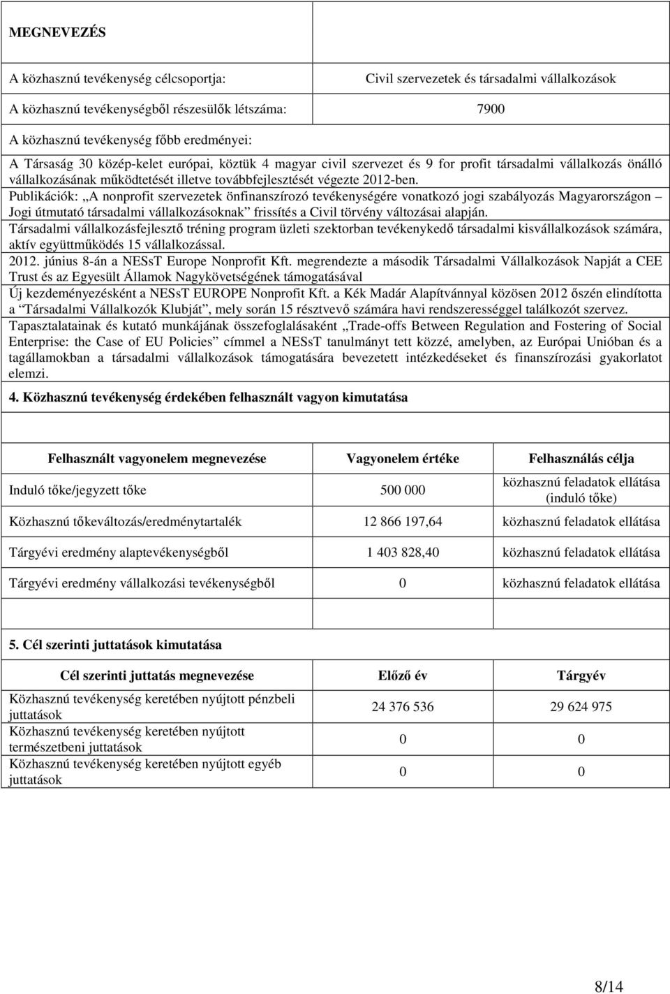 Publikációk: A nonprofit szervezetek önfinanszírozó tevékenységére vonatkozó jogi szabályozás Magyarországon Jogi útmutató társadalmi vállalkozásoknak frissítés a Civil törvény változásai alapján.