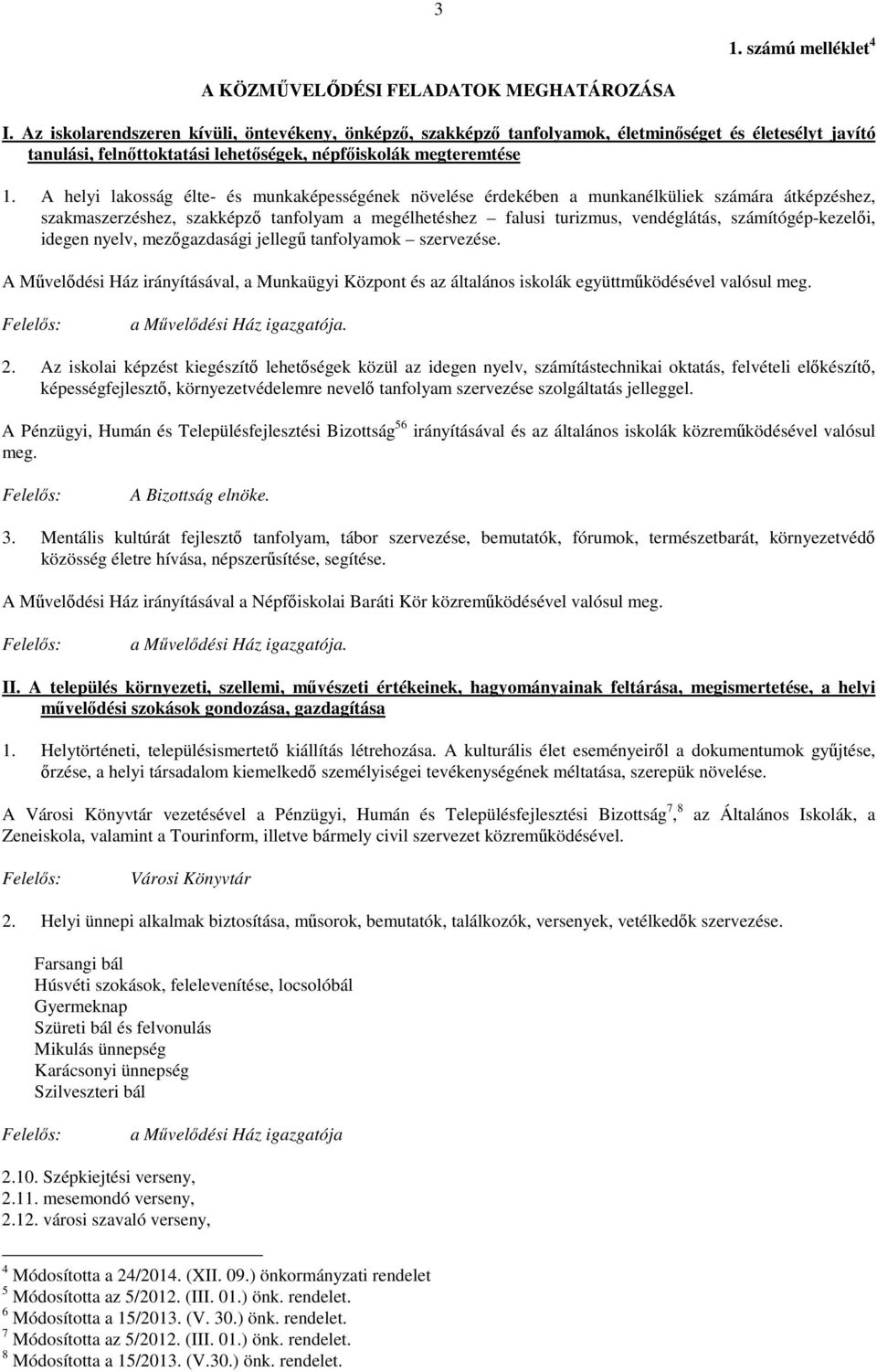 A helyi lakosság élte- és munkaképességének növelése érdekében a munkanélküliek számára átképzéshez, szakmaszerzéshez, szakképző tanfolyam a megélhetéshez falusi turizmus, vendéglátás,