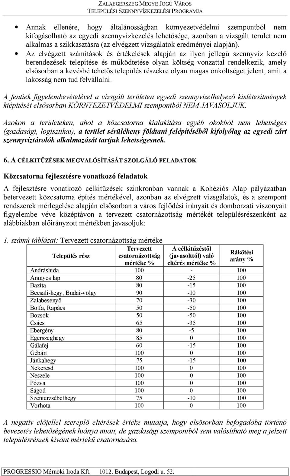 Az elvégzett számítások és értékelések alapján az ilyen jellegű szennyvíz kezelő berendezések telepítése és működtetése olyan költség vonzattal rendelkezik, amely elsősorban a kevésbé tehetős