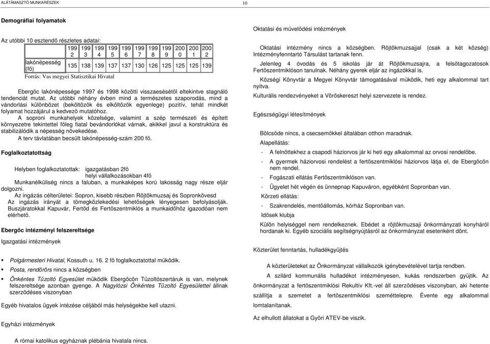 Az utóbbi néhány évben mind a természetes szaporodás, mind a vándorlási különbözet (beköltözők és elköltözők egyenlege) pozitív, tehát mindkét folyamat hozzájárul a kedvező mutatóhoz.