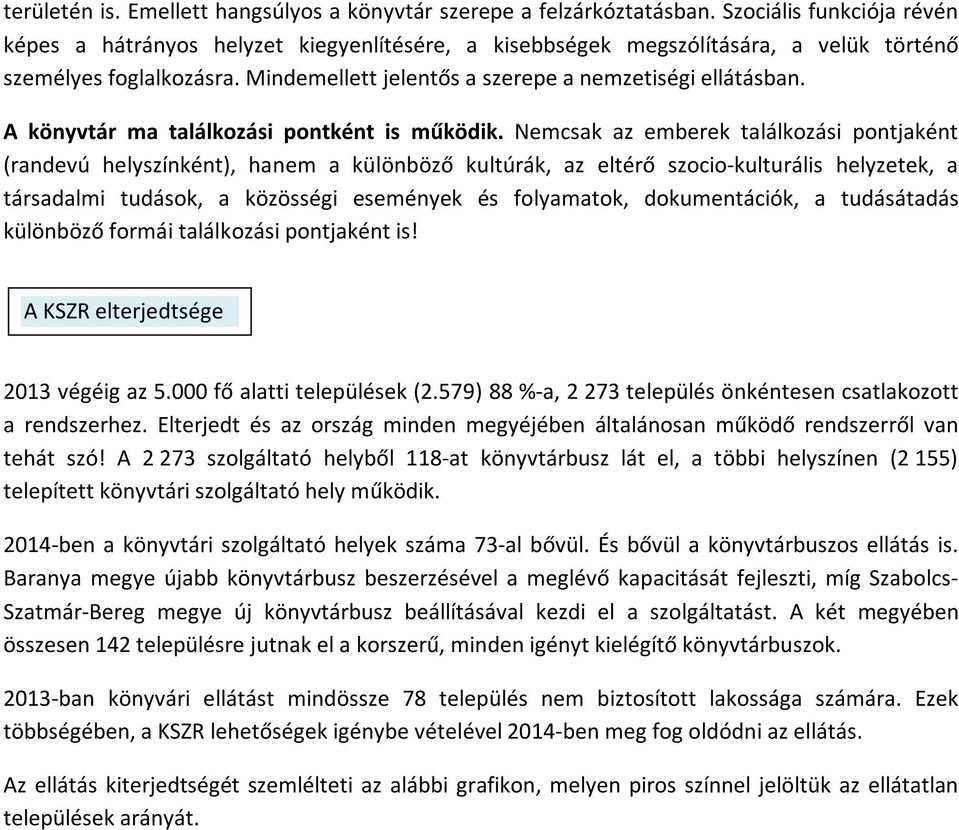 A könyvtár ma találkozási pontként is működik.