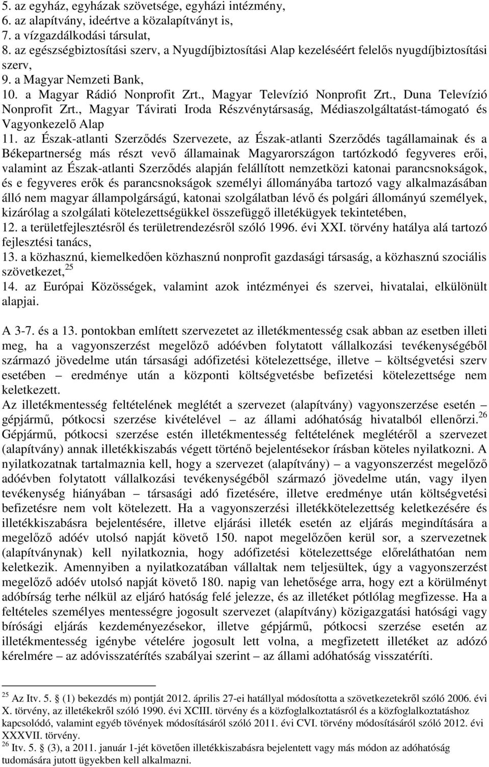 , Duna Televízió Nonprofit Zrt., Magyar Távirati Iroda Részvénytársaság, Médiaszolgáltatást-támogató és Vagyonkezelı Alap 11.