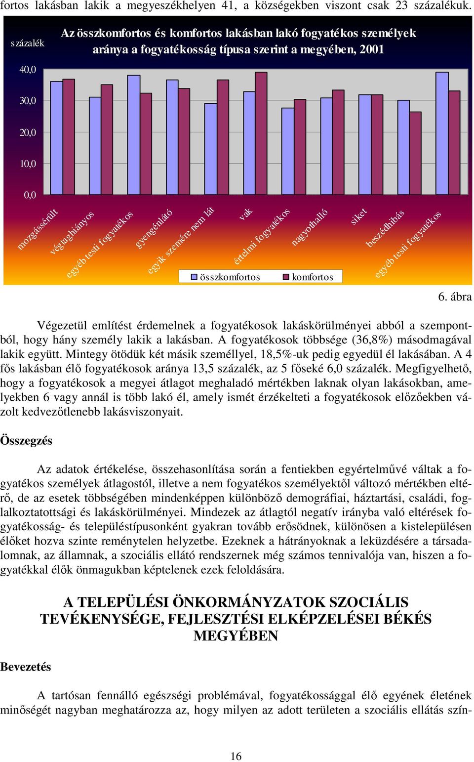 fogyatékos gyengénlátó egyik szemére nem lát vak összkomfortos értelmi fogyatékos nagyothalló komfortos siket beszédhibás egyéb testi fogyatékos 6.