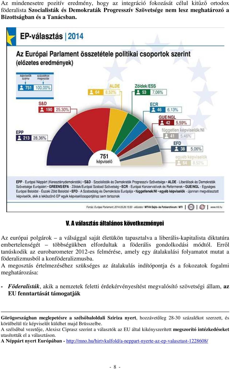 módtól. Erről tanúskodik az eurobarometer 2012-es felmérése, amely egy átalakulási folyamatot mutat a föderalizmusból a konföderalizmusba.