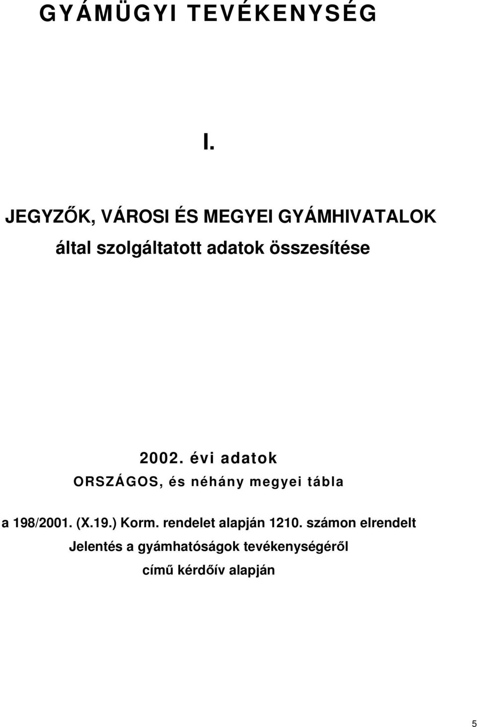 összesítése 2002.