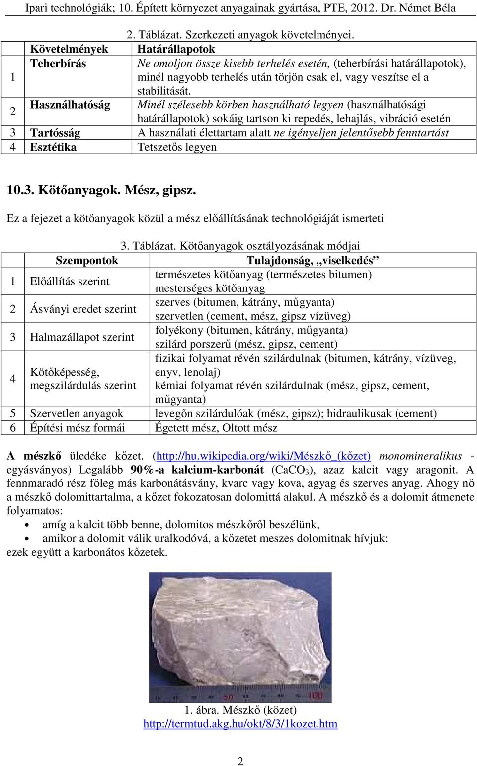 Minél szélesebb körben használható legyen (használhatósági határállapotok) sokáig tartson ki repedés, lehajlás, vibráció esetén 3 Tartósság A használati élettartam alatt ne igényeljen jelentősebb