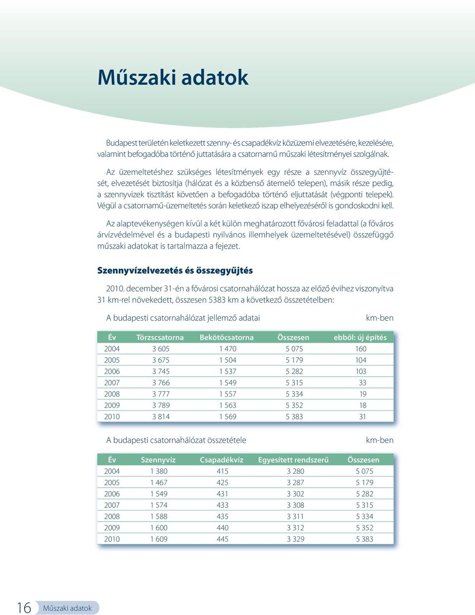 befogadóba történő eljuttatását (végponti telepek). Végül a csatornamű-üzemeltetés során keletkező iszap elhelyezéséről is gondoskodni kell.