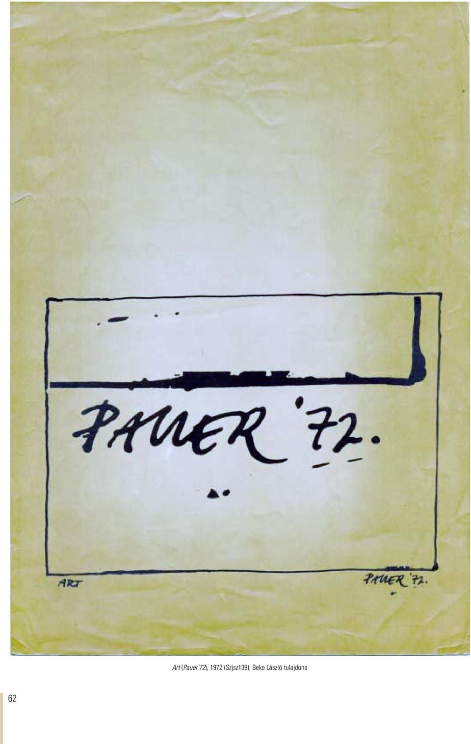 ÉS FILM Art (Pauer 72), 1972